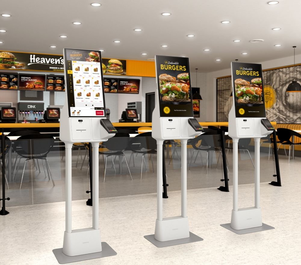 Self-ordering kiosk