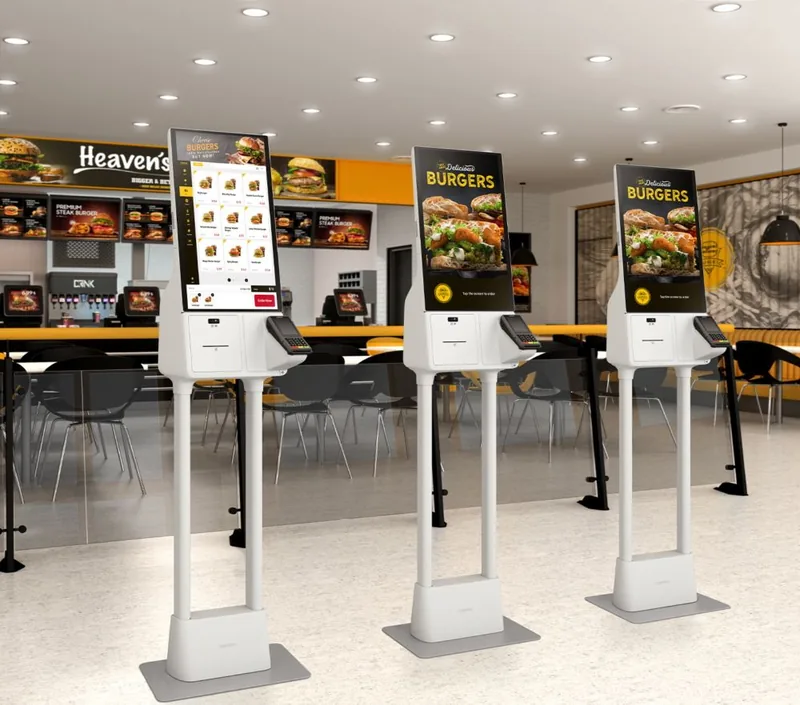 Self-ordering kiosk